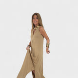 Filipa - Colete + Vestido Longo com Decote em V