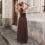 Sofia | Vestido Maxi às Bolinhas