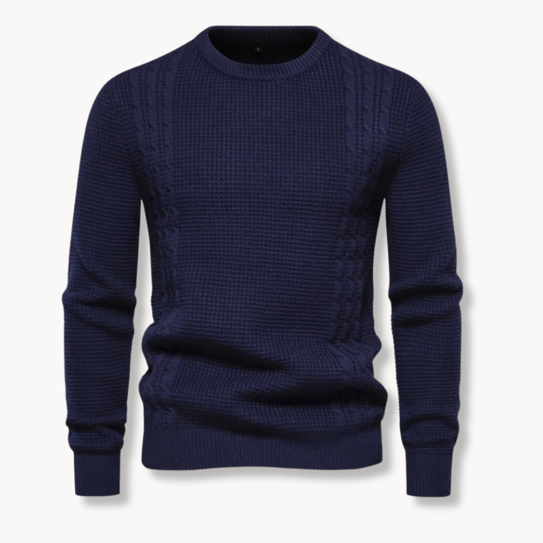 João - Sweater Tricô Patchwork