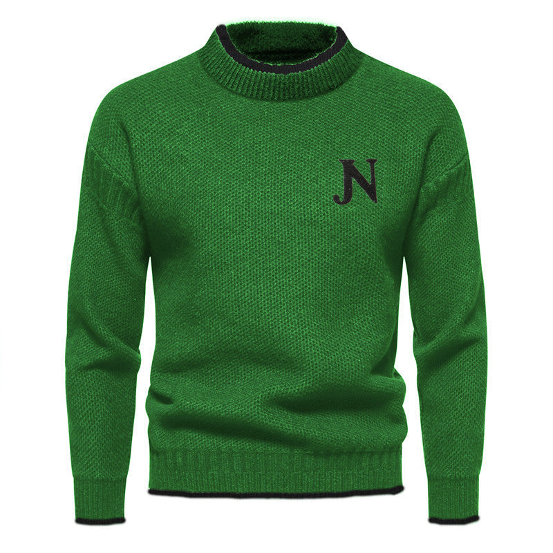 Sweater de Malha - Tecido de Mistura