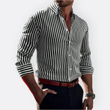 Artur - Camisa Clássica às Riscas