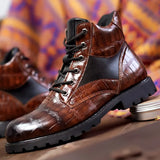 Afonso - Botas em Couro de Crocodilo