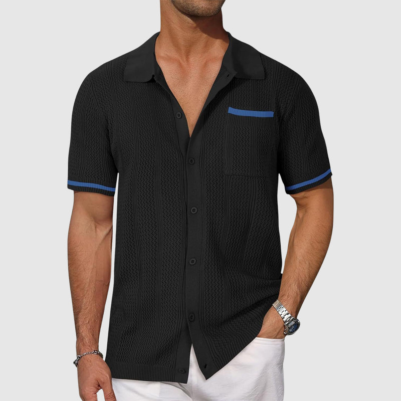 Camisa - Gola Camp Contrastante