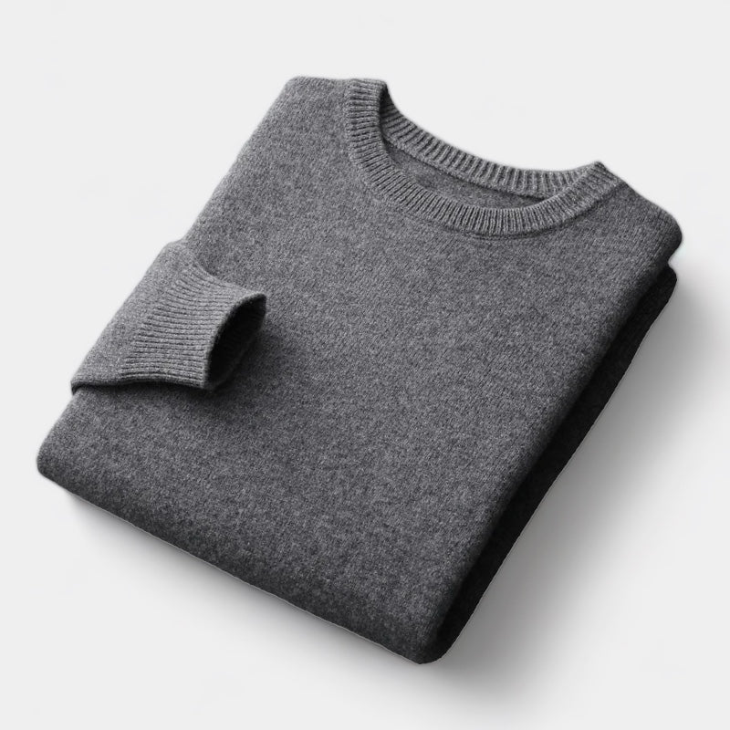 João - Mixed Knit Round Neck Jumper