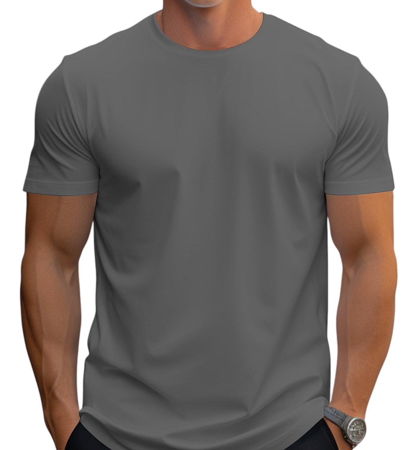 T-Shirt - Corte Regular Decote Suave
