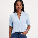 Célia - Blusa Fluida Decote em V